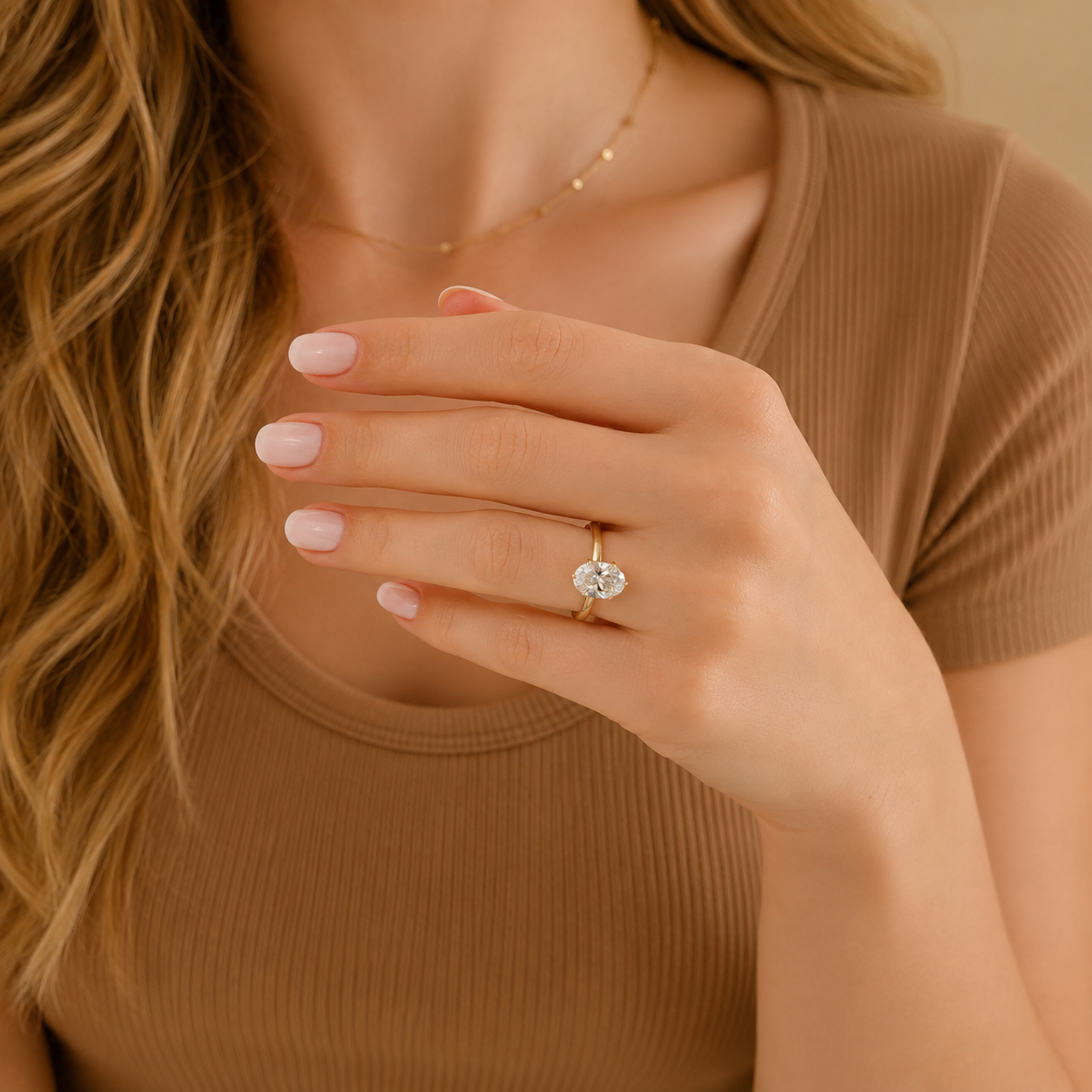 Oval Cut Solitaire Engagement Ring, Six Prong Diamond Ring, Classic Oval Proposal Ring, Minimalist Bridal Ring, Timeless Wedding Jewelry
