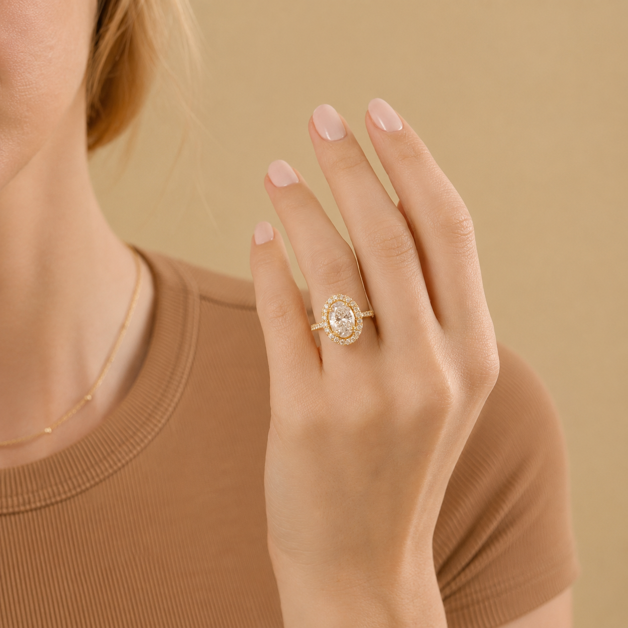 Oval Cut Solitaire Engagement Ring, Six Prong Diamond Ring, Classic Proposal Ring, Minimalist Bridal Ring, Timeless Wedding Jewelry