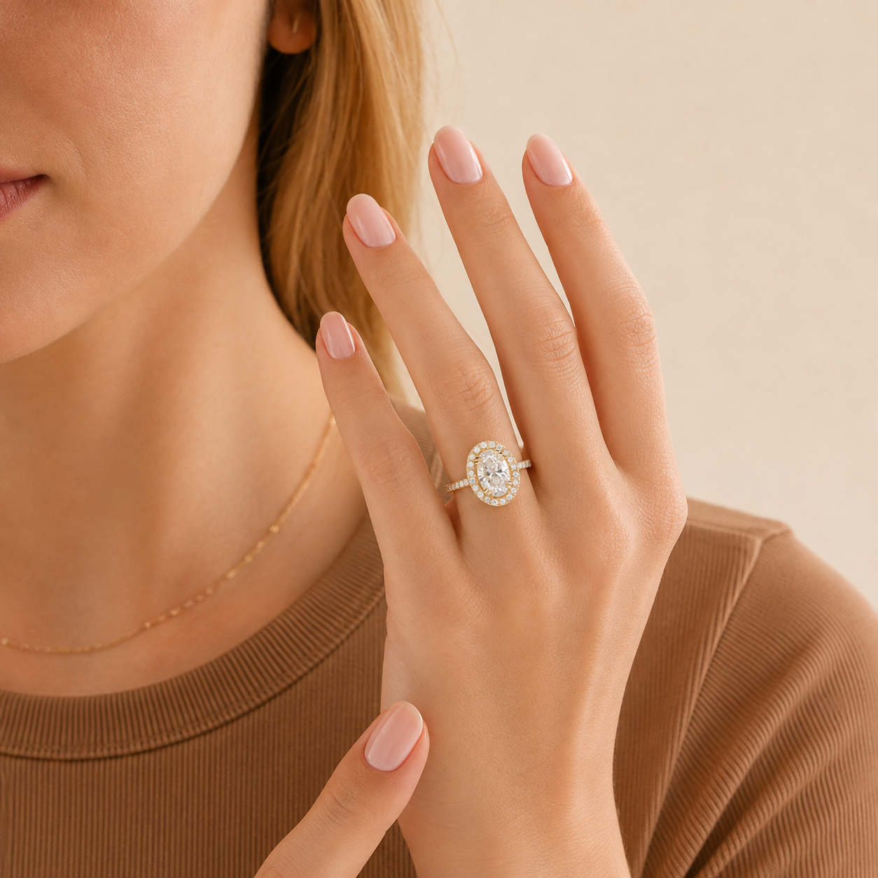 Oval Cut Solitaire Engagement Ring, Six Prong Diamond Ring, Classic Proposal Ring, Minimalist Bridal Ring, Timeless Wedding Jewelry