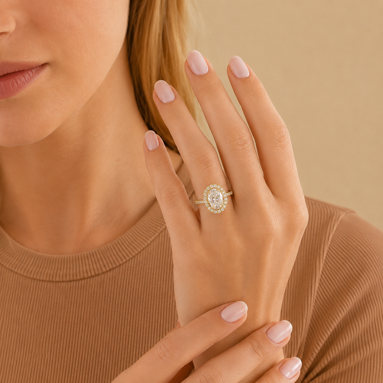 Oval Cut Solitaire Engagement Ring, Six Prong Diamond Ring, Classic Proposal Ring, Minimalist Bridal Ring, Timeless Wedding Jewelry