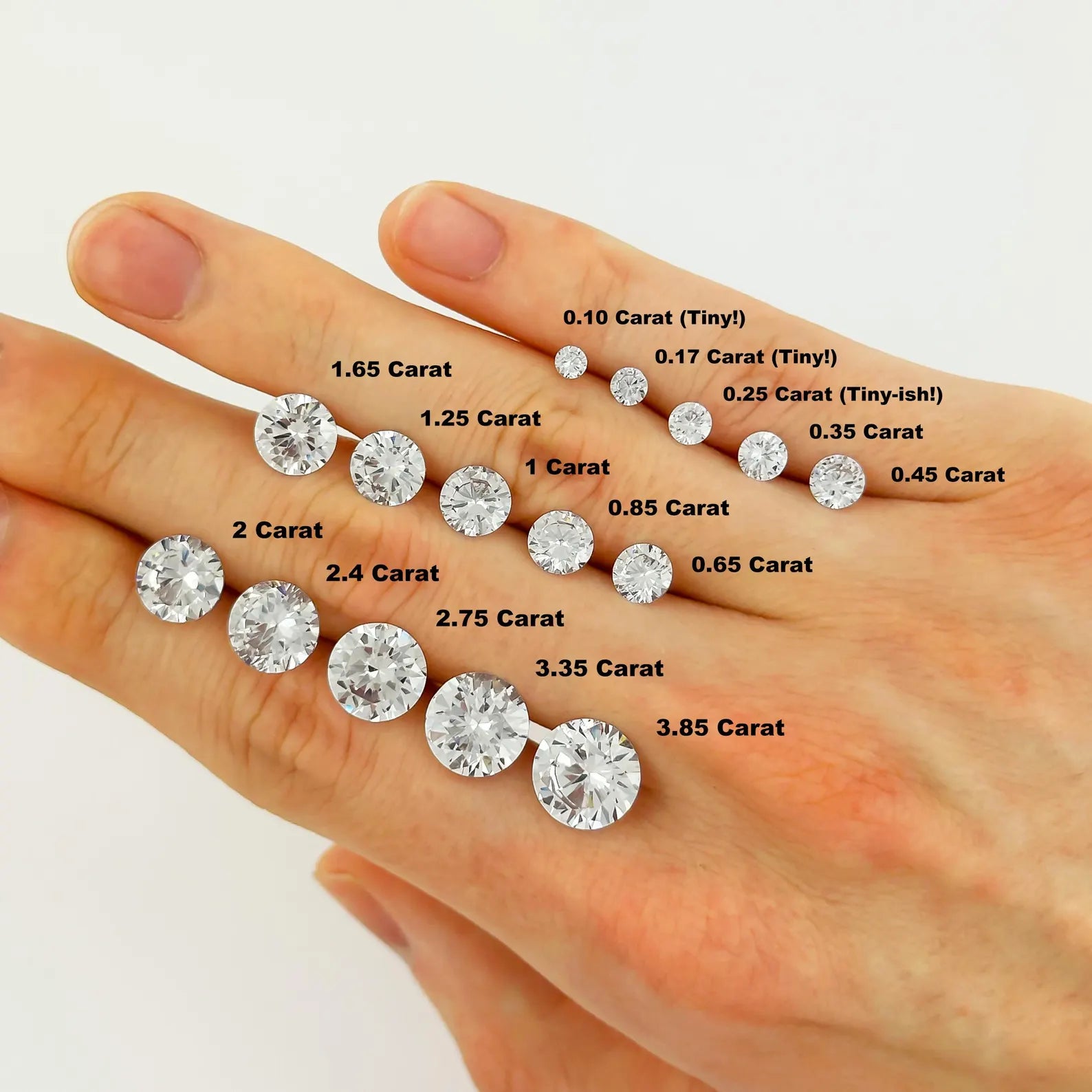Diamond Solitaire Pendant 6 Prong Round Lab Grown Diamond Pendant Solid Gold Single Diamond Necklace Perfect Gift