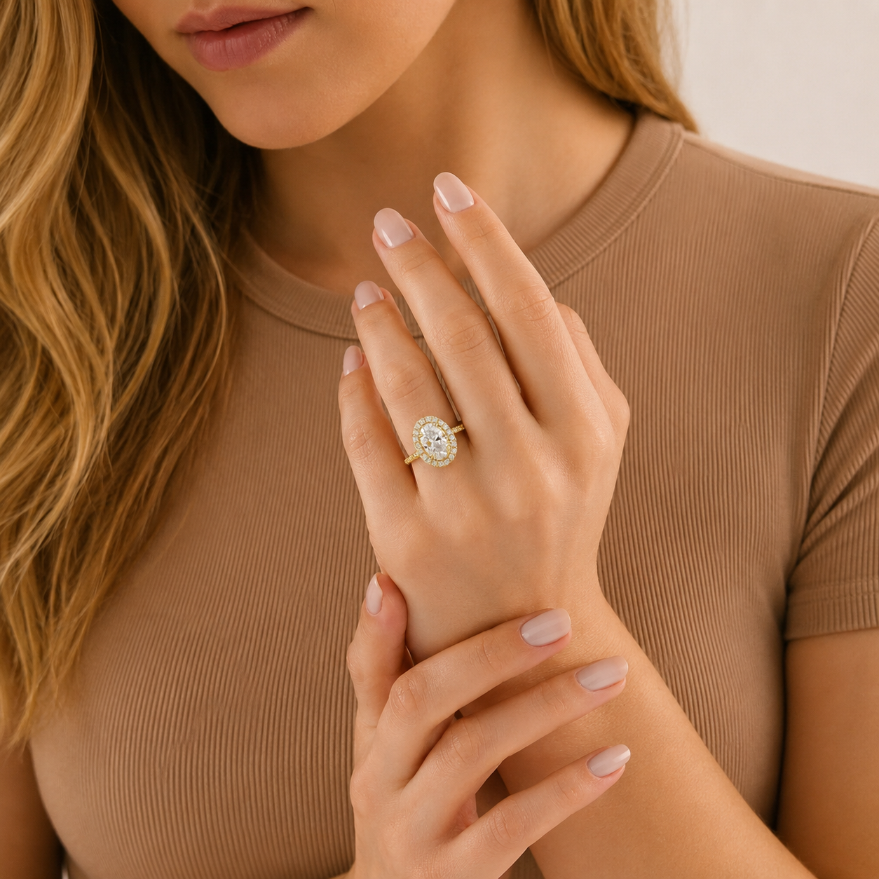 Oval Cut Solitaire Engagement Ring, Six Prong Diamond Ring, Classic Proposal Ring, Minimalist Bridal Ring, Timeless Wedding Jewelry