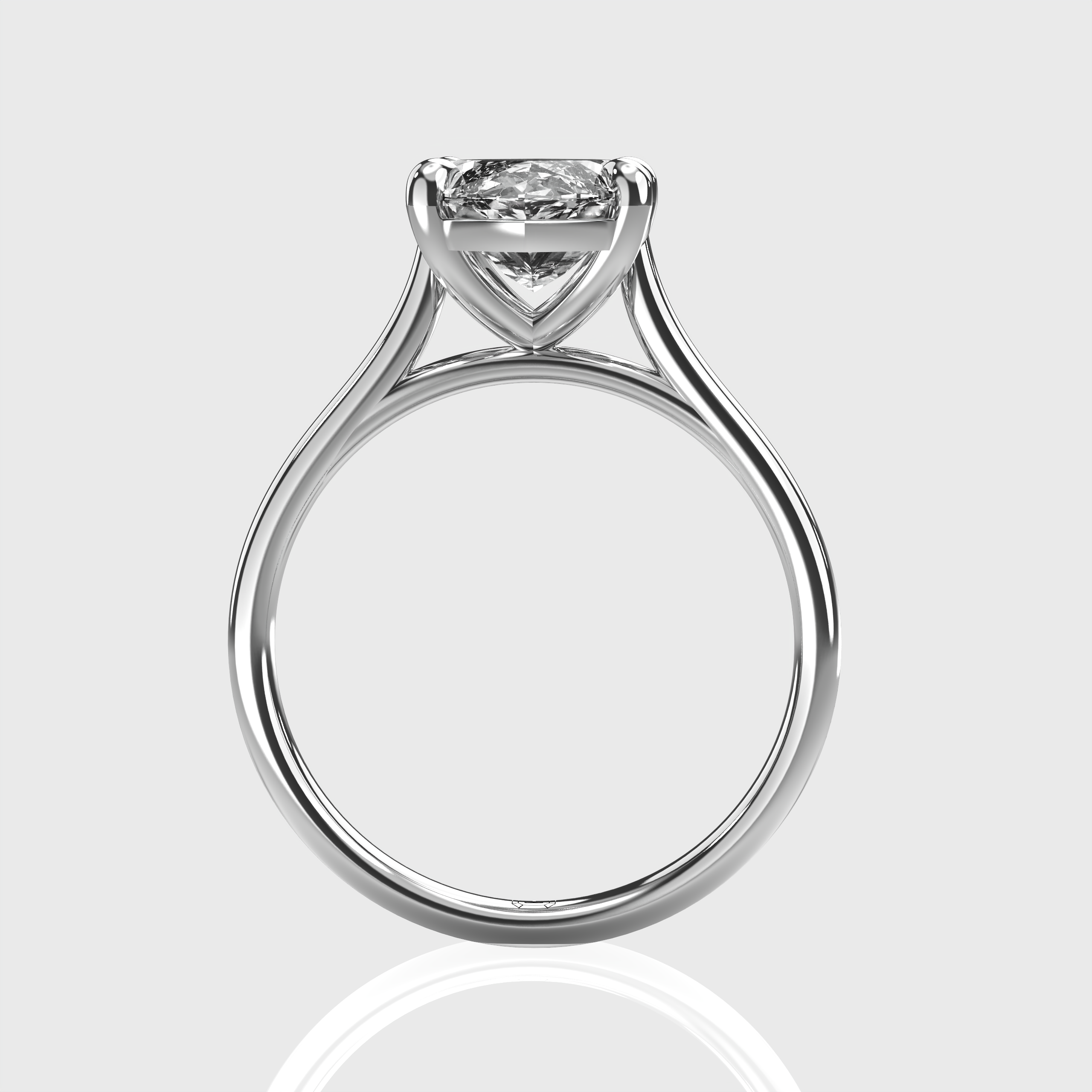 IGI Certified Marquise Lab Grown Diamond Classic Solitaire Engagement Ring